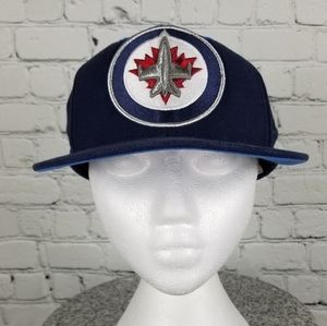 MITCHELL & NESS | Winnipeg Jets NHL hockey flat brim snapback cap hat